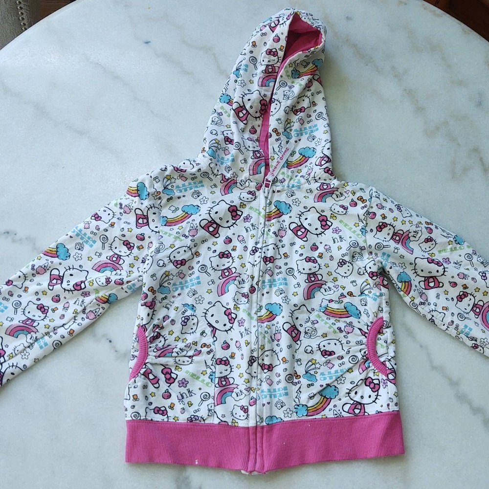 Hello Kitty Zip -Up Hoodie